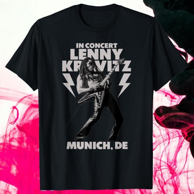 Official Lenny Kravitz – Blue Electric Light Tour 2025 Munich Hot Shirt