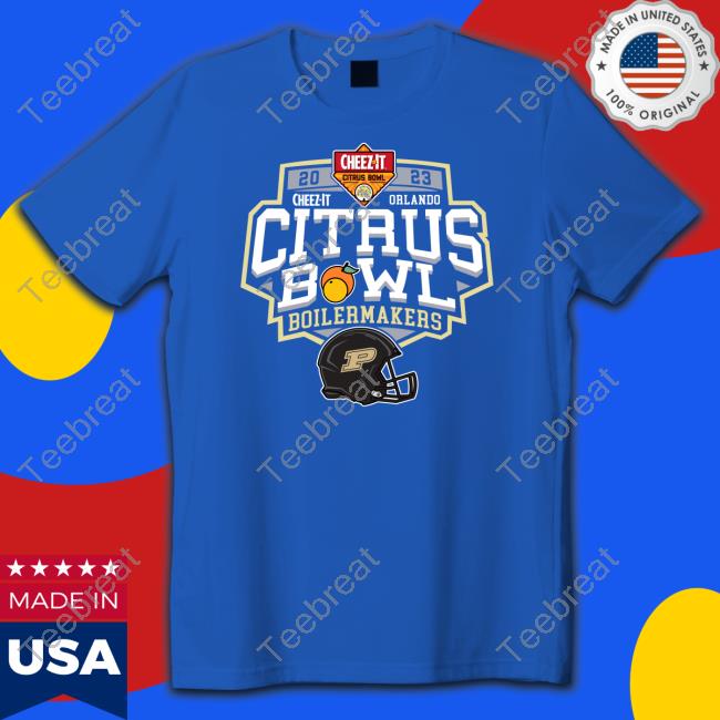 Cheez-It Orlando Citrus Bowl Purdue Boilermakers 2023 Tee Shirt Cheez-It Orlando Citrus Bowl Purdue Boilermakers 2023 Sweatshirts Boilers Purdue 2023