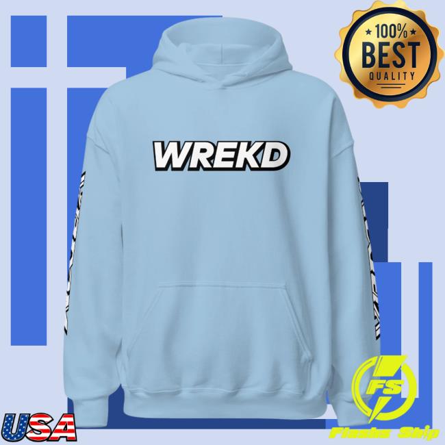 Official Wrekd X Vroom Unisex Sweaters Light Blue
