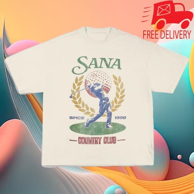 Official Sana Detroit Store Country Club Golf Top Shirt - Cream SanaDetroit
