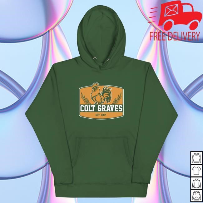Official Colt Graves Shop "Rooster" Unisex Pullover Hoodie