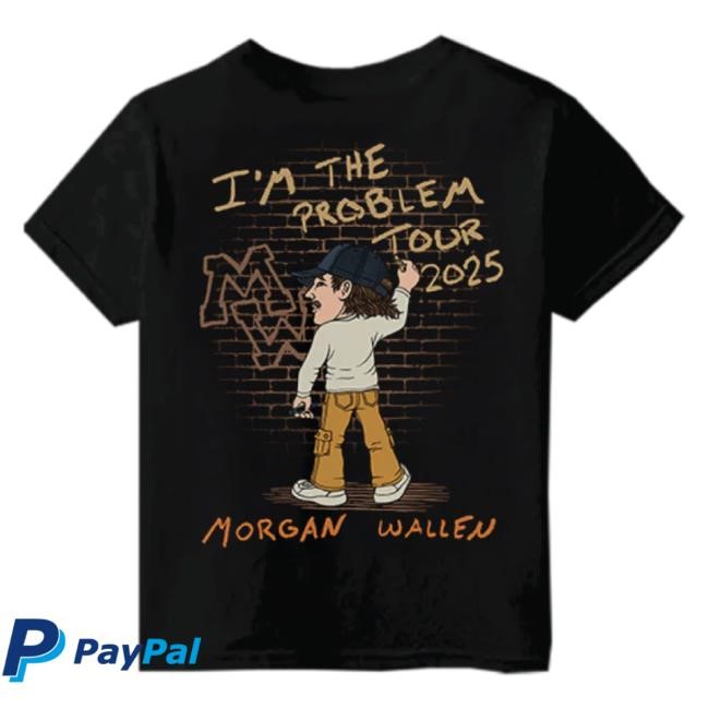 Official Morgan Wallen Merch Store Shop Morgan Wallen I’m The Problem Tour Youth Shirts MorganWallen
