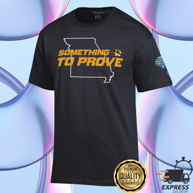 Official Mizzou Tigers Champion Something To Prove Cotton Bowl Bound Black Tee Shirt