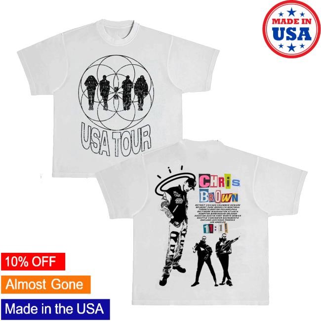 Chris Brown Official Merch Shop 11:11 Usa Tour Tee Chris Brown Store Merchandise Chrisbrownworldstore