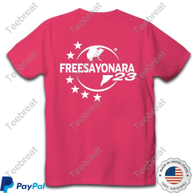 Official Andromeda Merch Álvaro Díaz #Freesayonara 23 Shirt Andromeda Merch Álvaro Díaz #Freesayonara 23 T Shirt