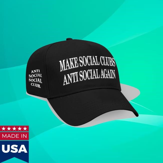 Double Hater Cap - Black - AntiSocialSocialClub