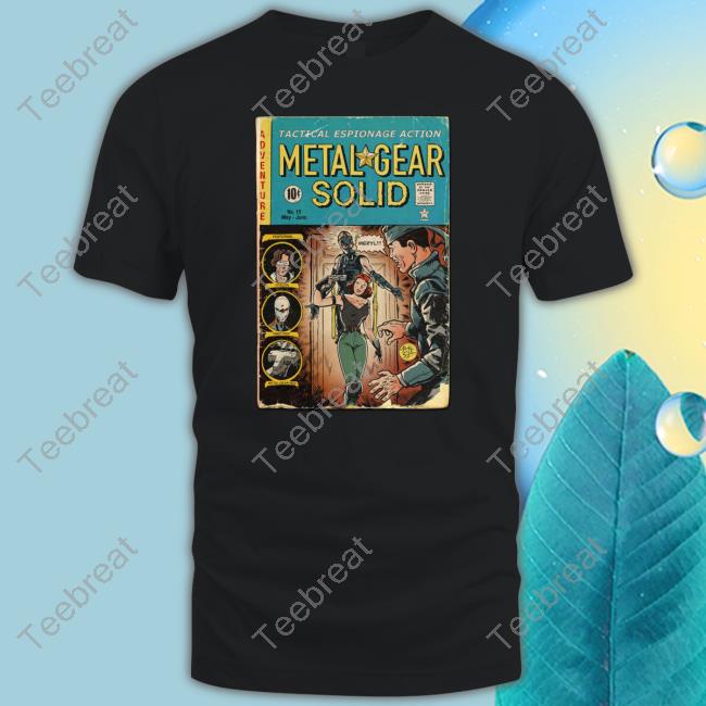 Tactical Espionage Action Metal Gear Solid Comic Book Covers T Shirt