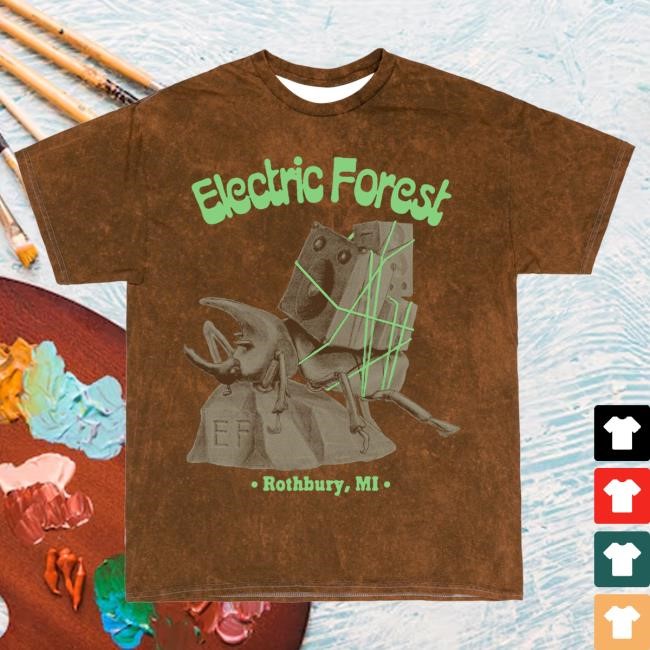 2025 Forest Goods Beetle Box Top Shirt Electric Forest Festival Official