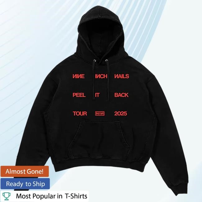 Nine Inch Nails Tour Hooded Sweatshirt 01