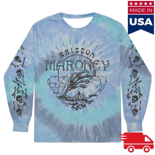 Briston Maroney Skull Town Lagoon Tie Dye Long Sleeve Shirts