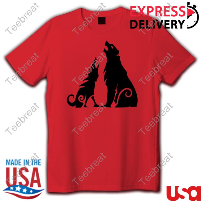 Official God Of War Ragnarök Bear And Wolf Tee Shirt
