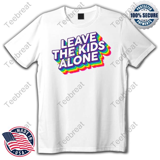 Gays Against Groomers Store Leave The Kids Alone Rainbow Hoodie