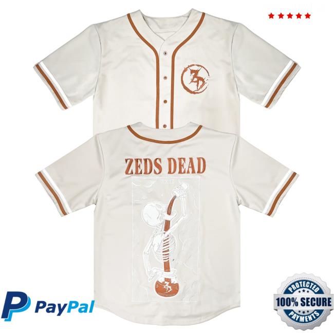 Official Zeds Dead Merch Zeds Dead - Light Roast - Coffee Tarot - Baseball Jersey Top Shirt Zeds Dead Apparel Clothing Shop ZedsDead