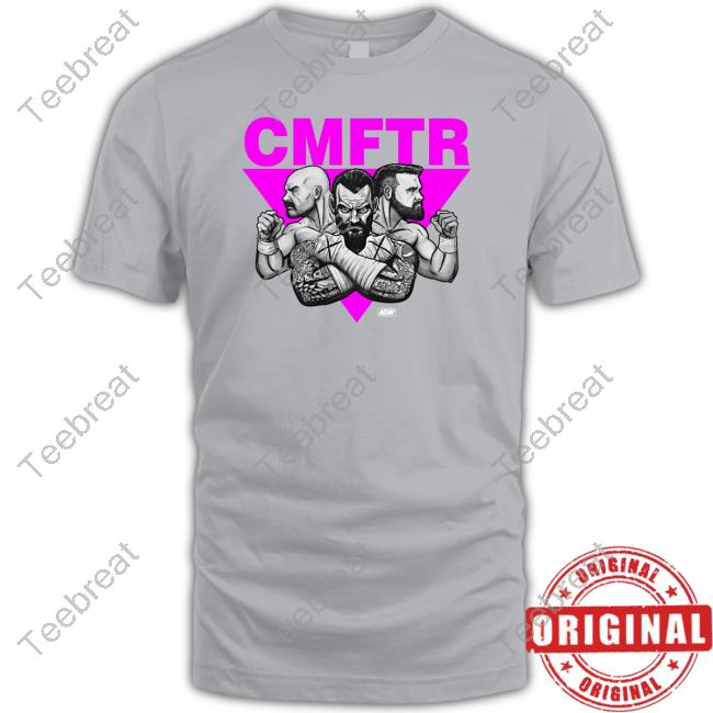 Official All Elite Wrestling CM Punk And FTR The Foundation Tee