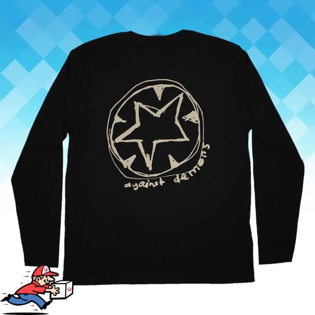 Official Waste Head Quarters Against Demons Black Longsleeve Top Shirt