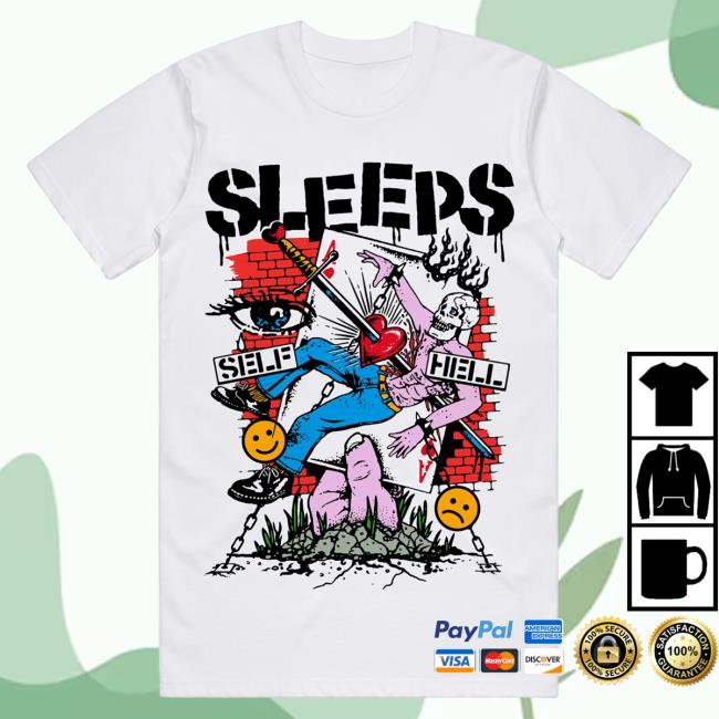 Official While She Sleeps Merch Bar Praise The Love Inside Of Us Crew neck Sweatshirt Black Merch Bar