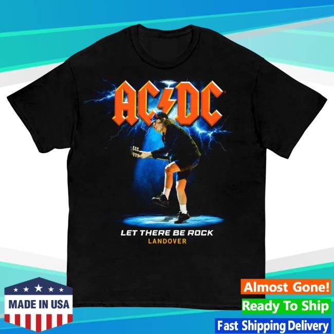 Official AcDc Merch Store Ac/Dc Landover PWR UP Tour Shirts