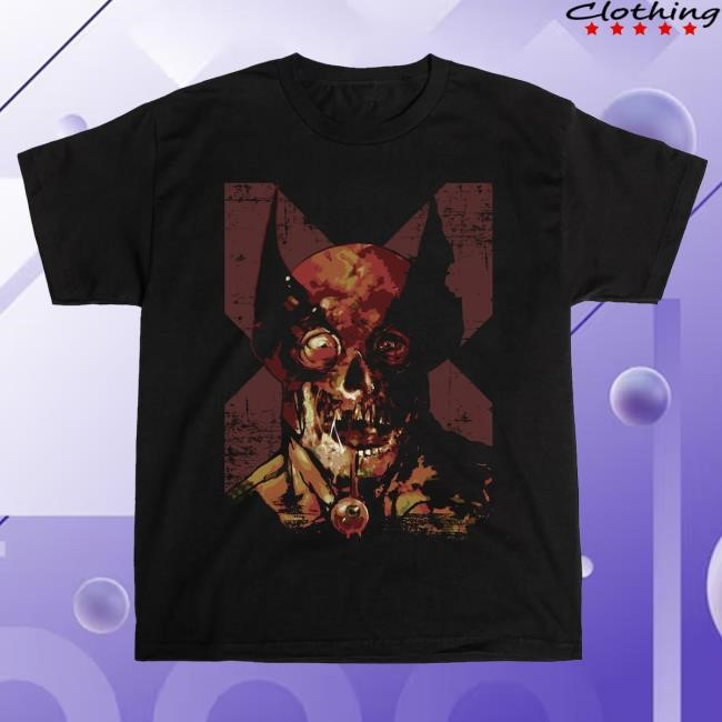 Official Heroes and Villains Merch Store Shop Marvel Zombies Wolverine Face Shirts Heroes & Villains
