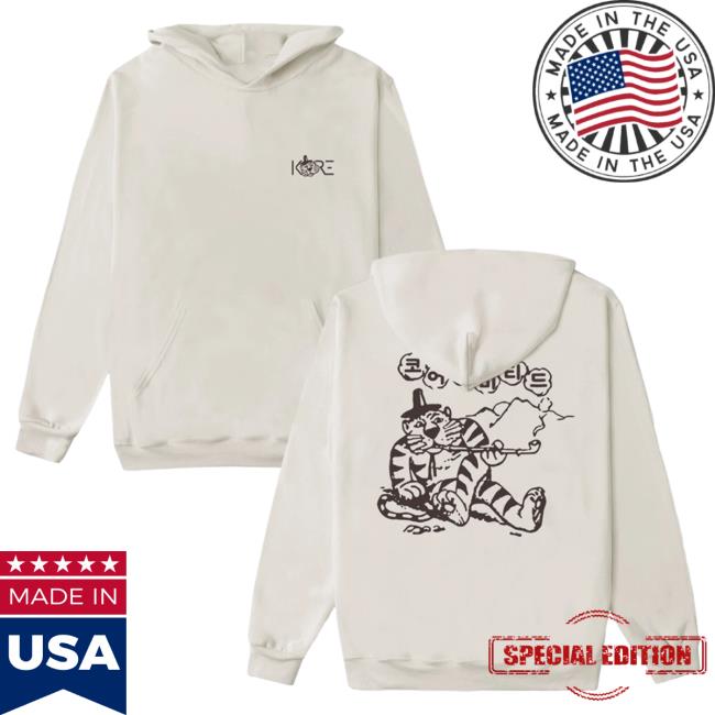 Official Kore Limited Merch Store KoreLimited Smoking Tiger Sweatshirt Kore Limited Apparel Clothing Shop