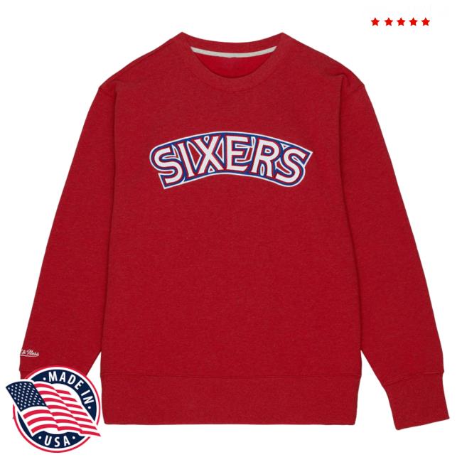 Mitchell And Ness Clothing Store Shop Playoff Win 2.0 Hoody Vintage Philadelphia 76Ers Mitchellandness Merch