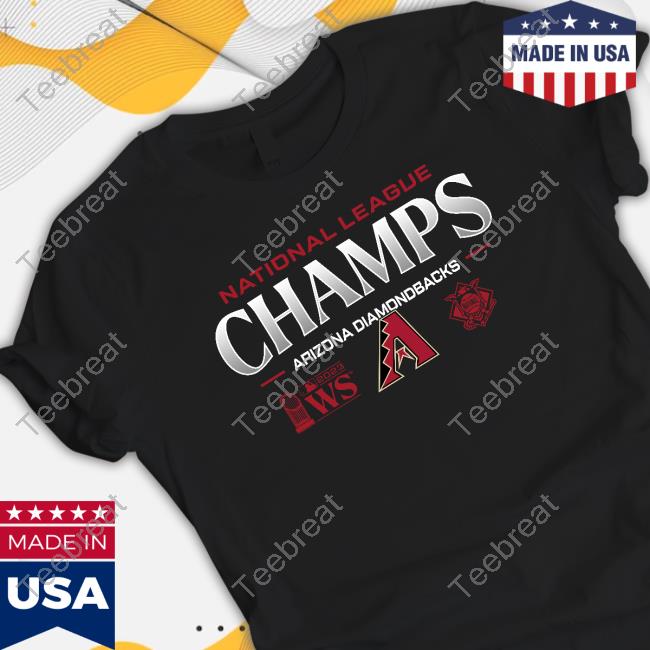 Official Arizona Diamondbacks Fanatics 2023 National League Champions Roster Long Sleeve Tee