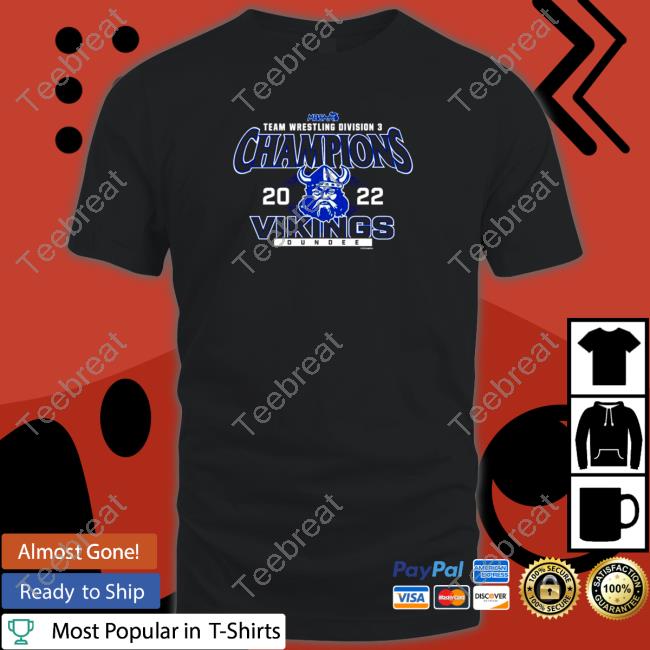 Official Dundee Vikings 2022 MHSAA Team Wrestling D3 Champions Hoodie