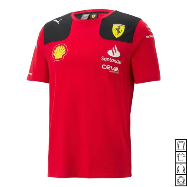 Official Charles Leclerc Carlos Sainz Scuderia Ferrari 2023 Team Pullover Hoodie
