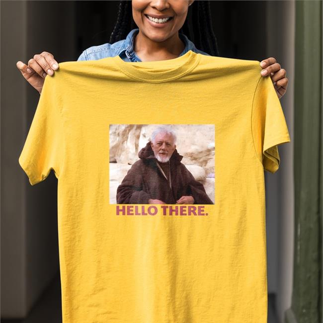 Alec Guinness Hello There Shirt Black Ewan Mcgregor Obi-Wan Kenobi Star Wars Culture Crave