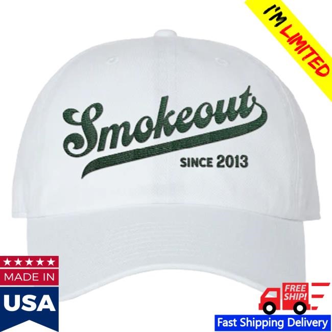 Windy City Smokeout White Embroidered Dad Cap