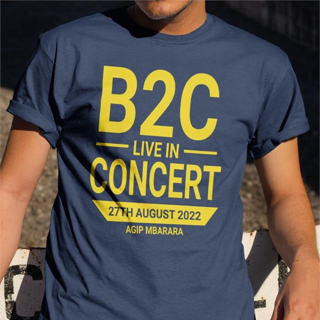 B2c Live In Concert 27 Th August 2022 Agip Mbarara Shirt