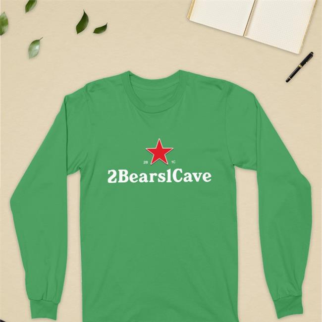 2 Bears 1 Cave Merch 2 Bears Lager Long Sleeve T Shirt Ymhstudios
