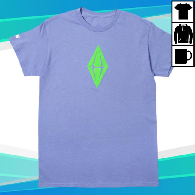 Official The Sims Merch Shop The Sims™ Plumbob Long Sleeve New Shirt TheSims