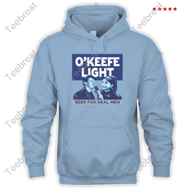 Official O'keefe Media Group Merch O'keefe Light Beer For Real Men Tee