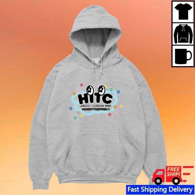 Official Head In The Clouds Festival Gray Pullover Hoodie x Vandy