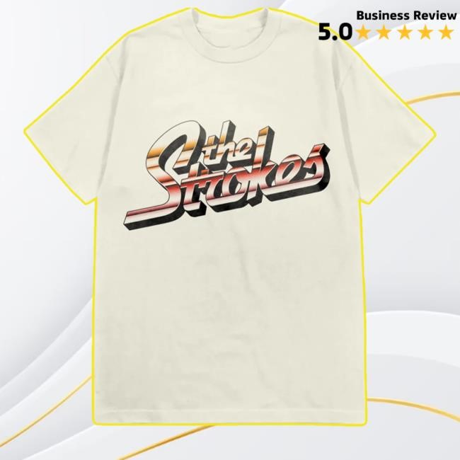 The Strokes Striped Logo Shirt | The Strokes Merch Shop