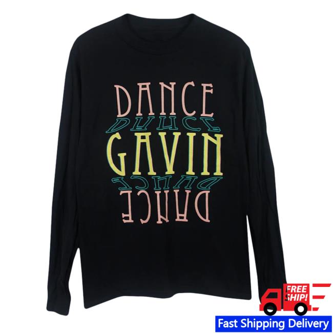 Dance Gavin Dance Band Merch Stacked Logo Black Shirt