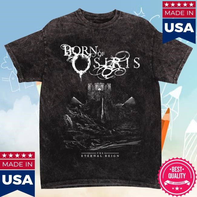 Official Sumerian Records Merch Store Born Of Osiris - "Eternal Reign" Album Art Mineral Wash Hot Shirt