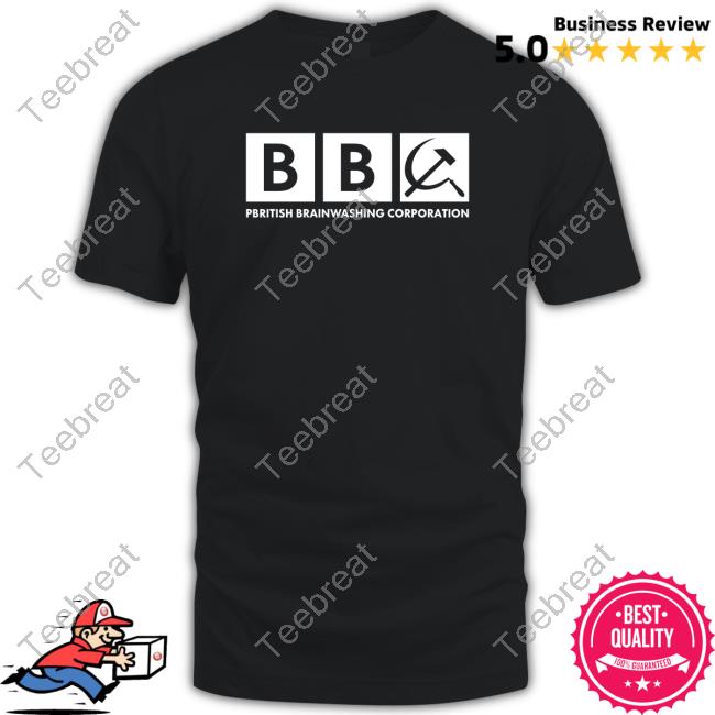 Bbc Pbritish Brainwashing Corporation Shirt Black