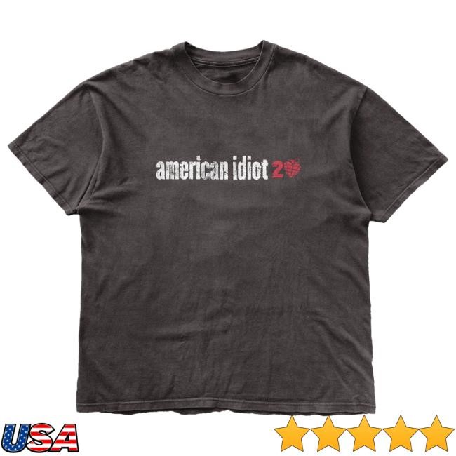 American Idiot 20 Short Sleeve Tee Green Day