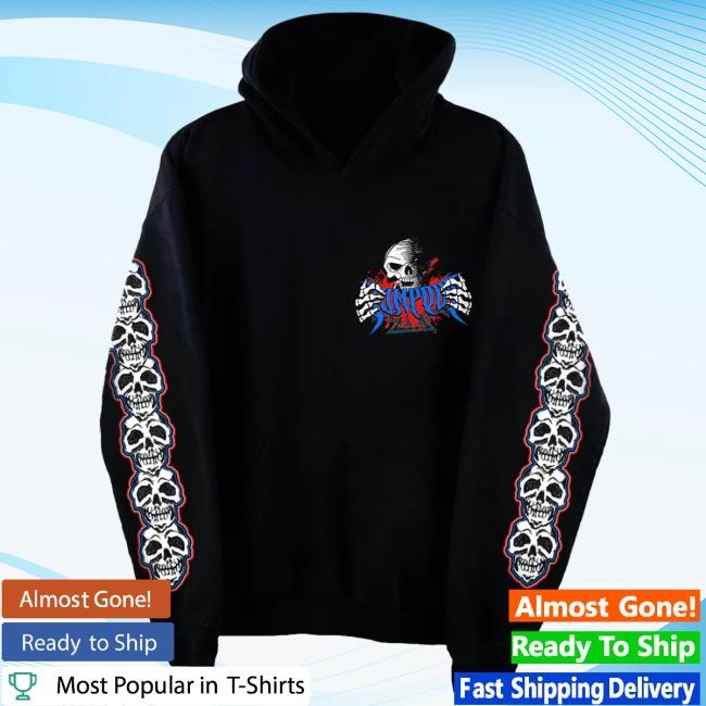 Official Osamason Merch Store Shop OsamaSon Gravestone Emblem Black EU Tour Pullover Hoodie
