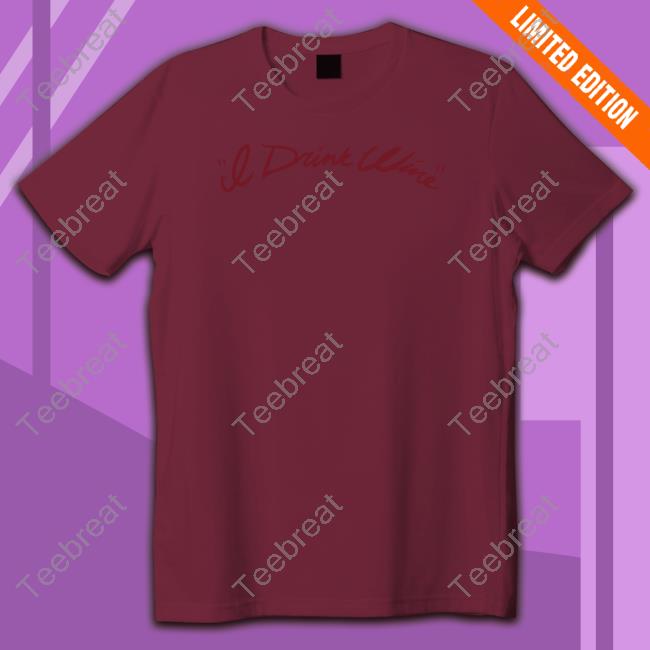 Adele Merch I Drink Wine Burgundy Tee