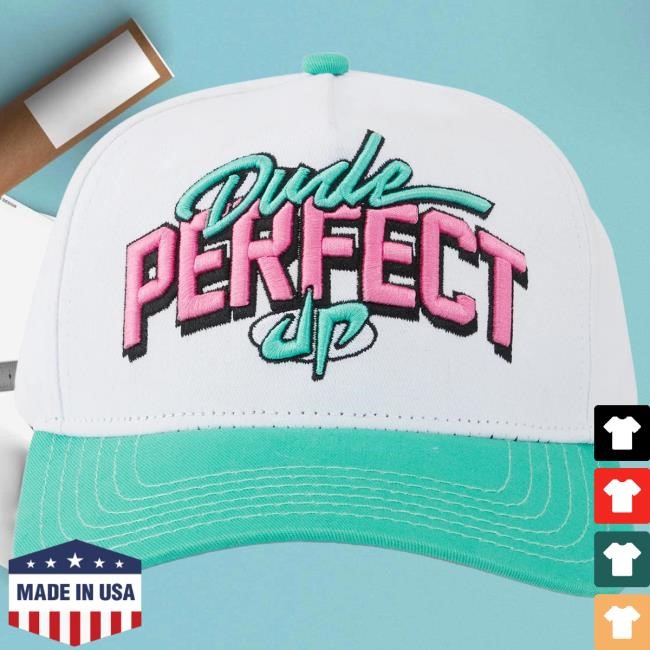 Heritage Retro Dude Script Snapback Hat Dude Perfect Piece