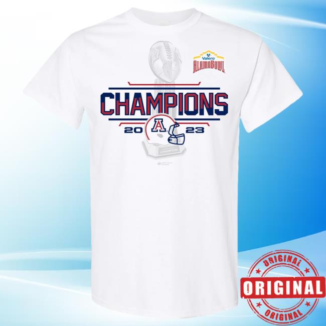 Official Alamo Bowl Merch Store Alamo Bowl 2023 Valero Alamo Bowl Champions White Sst Tee Alamo Bowl Merchandise Alamobowl Apparel Clothing Shop