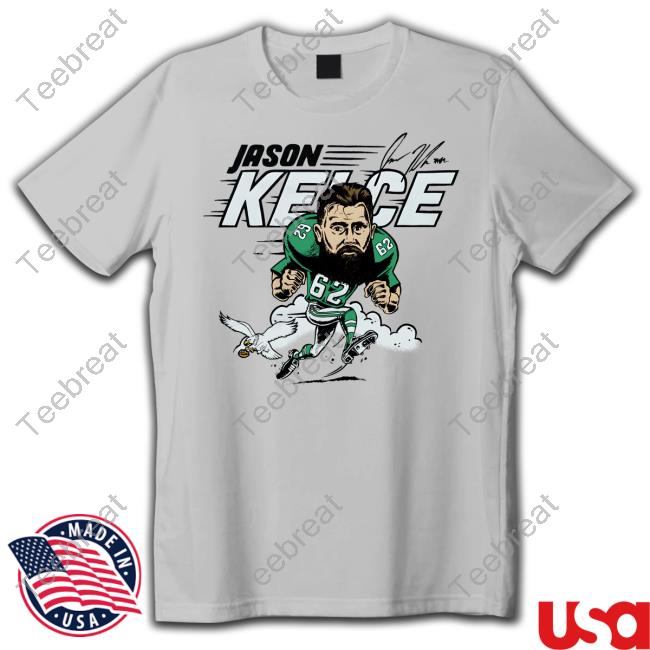 Official Philadelphia Eagles Jason Kelce Signature Hot Shirt