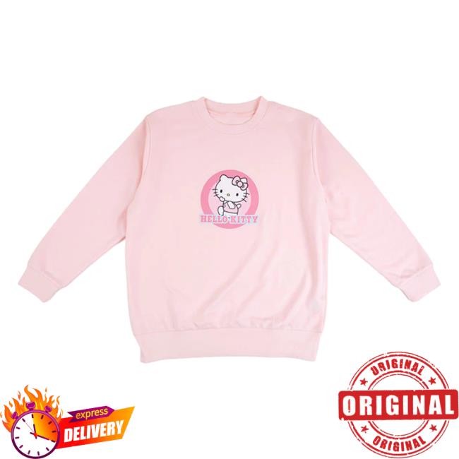 Official Sanrio Apparel Clothing Merch Store Shop Hello Kitty Circle Popover Sweatshirt