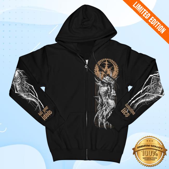 Official Indie Merch Store Shop Aborted "Kill Your Idols" Zip Hoody IndieMerchStore