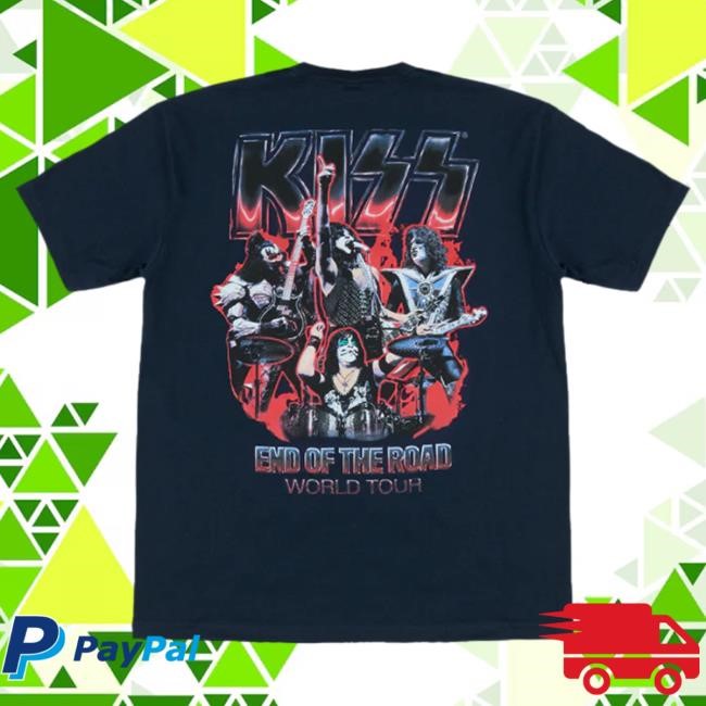 Kiss EOTR Navy World Tour T Shirt Kiss Band Official Merch Store