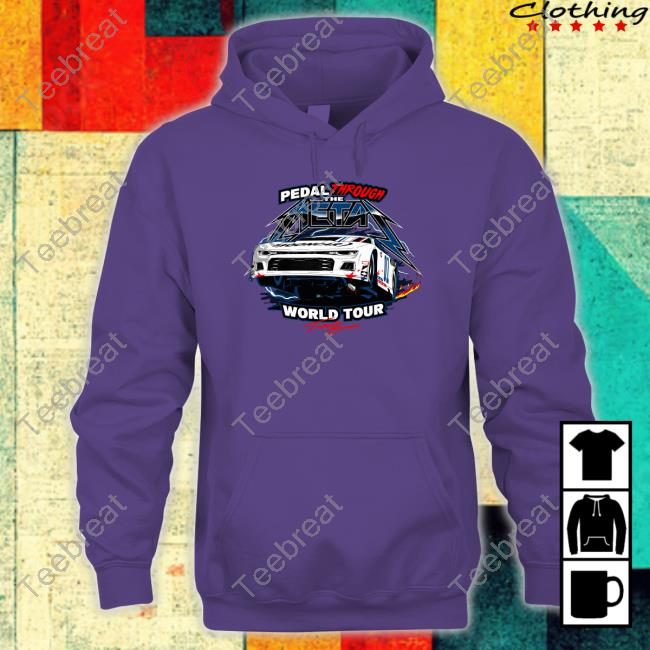 Official Shenandoah Shine Merch Pedal Through The Metal World Tour Tee
