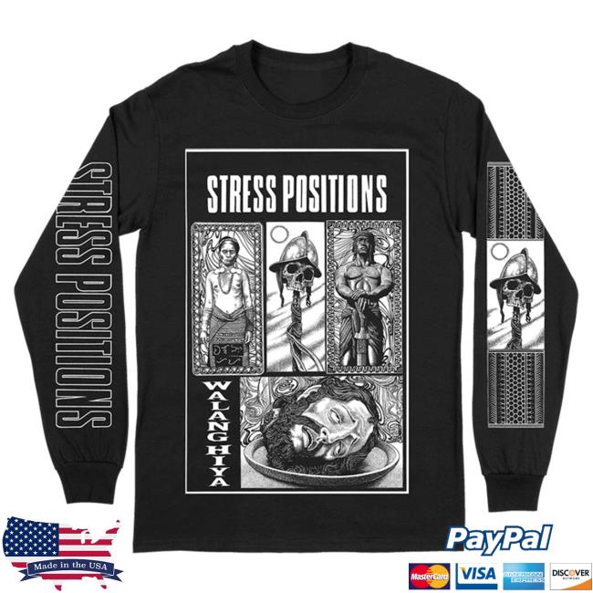 Official Death Wish Store Three One G Stress Positions “Walang Hiya” Black Long Sleeve Deathwish Inc