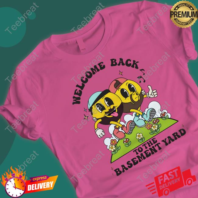 Santagato Studios Merch Welcome Back To The Basement Yard Sweatshirt Santagatostudios